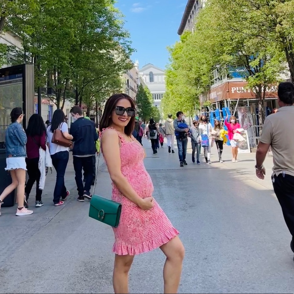 Bump friendly dress